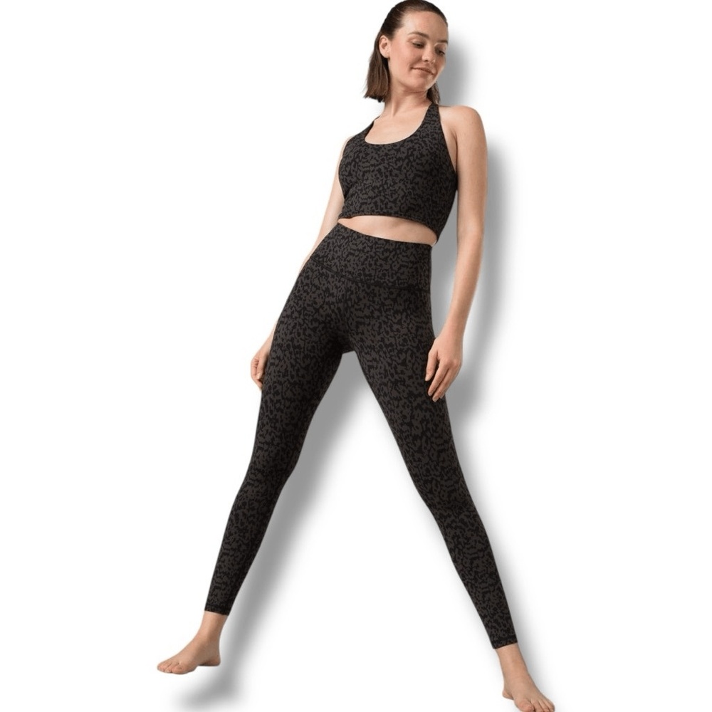 NWT prAna Chakara Crop Top Women's Size Small S in Dark Iron Wild - Picture 6 of 7